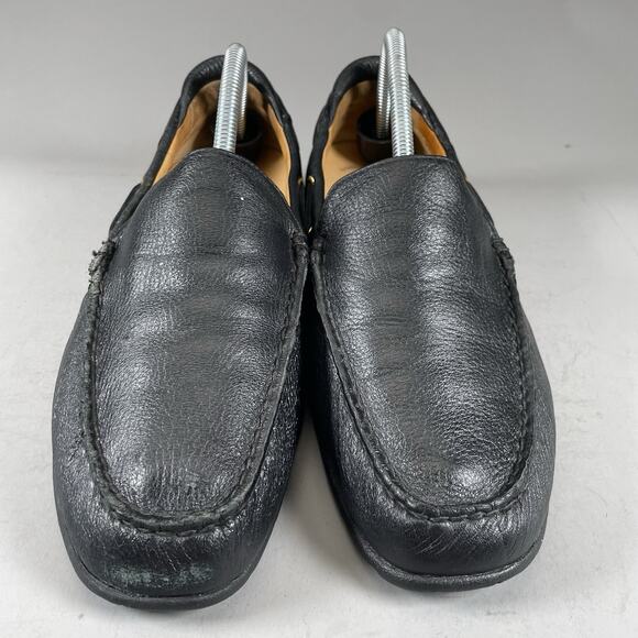 Sperry’s Gold Cup Men’s Size 9 M Slip On Black Leather Driving Loafer Casual GUC - Picture 2 of 9